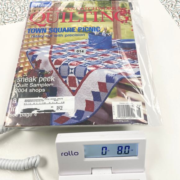 BHG Quilting Americana Magazine June 2004 Issue 68 Picnic Rotary Cut Nine Patch‎ - Picture 5 of 5